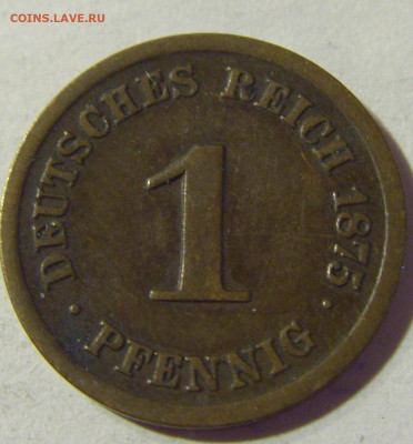 1 пфенниг 1875 F Германия №1а 23.09.2021 22:00 МСК - CIMG9630.JPG