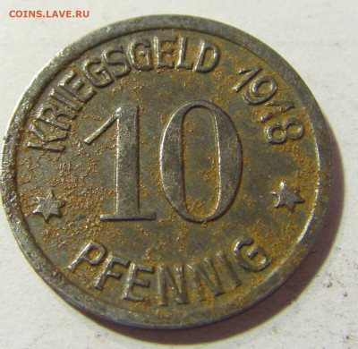 Нотгельд 10 пф 1918 Кобленц №5 24.09.2021 22:00 МСК - CIMG3989.JPG