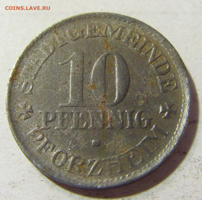 Нотгельд 10 пф 1918 Пфорцхайм №5 24.09.2021 22:00 МСК - CIMG4001.JPG
