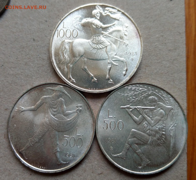 Сан-Марино 1000 и 500 лир 1981 Вергилий ФИКС до 19.09 - IMAG3763_2