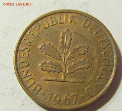 1 пфенниг 1967 J ФРГ №1л 24.09.21 22:00 МСК - CIMG4121.JPG