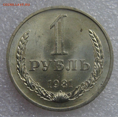СССР 1 рубль 1981 UNC мешковой до 21.09.21 с 200 руб. - DSC09066.JPG