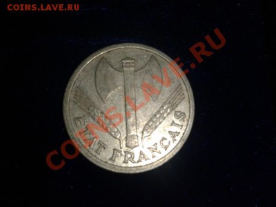 ФРАНЦИЯ  1 франк 1942 г. до 29.10.11 г. в 22.30 - 2011-10-27 12.58.36