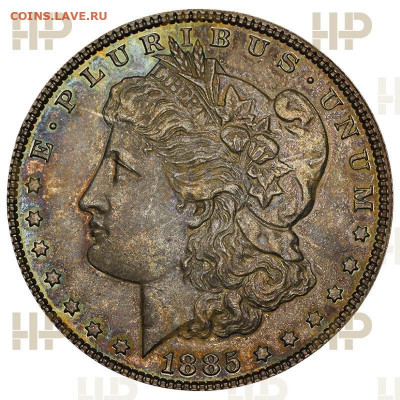 Доллар Моргана 1885 MS61 - KF1056a