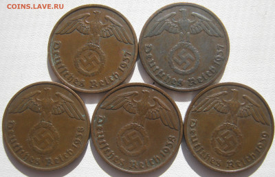 Германия 3 рейх 2 пфеннига 1937-1939 A,D,F (5 шт.) до 24.09 - IMG_0209.JPG