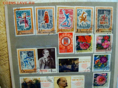 марки СССР 1970.113 шт, 8 бл. интересное гашение - DSC05275.JPG