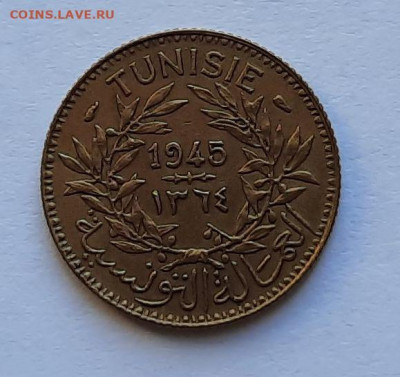 Тунис. 1 франк 1945. Состояние! - 6