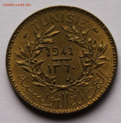 Тунис. 2 франка 1941. Состояние! - 9