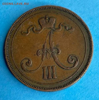 10 пенни 1891 с дефектом - 1891-obv2