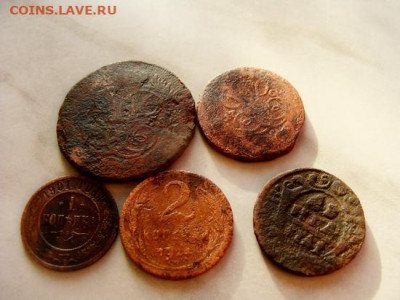 2к 1758,1924;1к 1760,1901;деньга 1741 - DSC05376.JPG