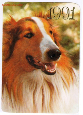 Календарик 1991 г. до 29.09.21 г. в 23.00 - 044