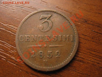  Италия Ломбардия 3 чентезимо 1852 до 30.10 в 17.00 М - IMG_0414