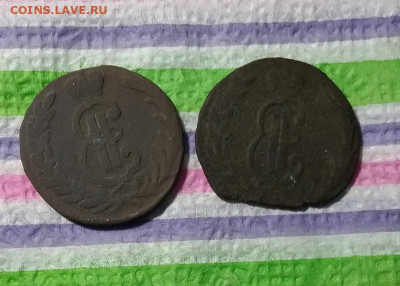 2 монеты Сибирь уставшая: копейка 1771, 1772  до 28.09.2021 - 20210923_191418 а