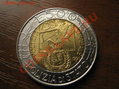  биметалл Италия  500 лир 1997 полиция до 30.10 в 17.00М - Изображение 063