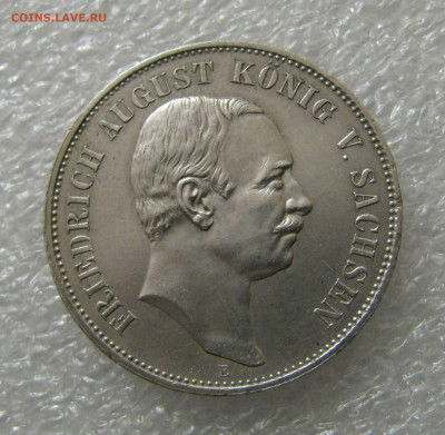 Королевство Саксония. Фридрих Август III. 5 МАРОК 1907 года. - 5МАР1907.JPG