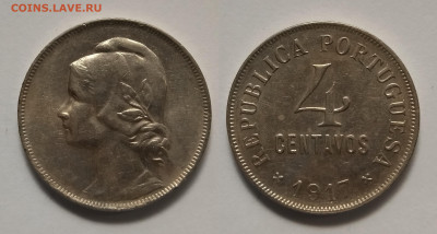Португалия 4 сентаво 1917 года - 29.09 22:00 мск - IMG_20210925_075738