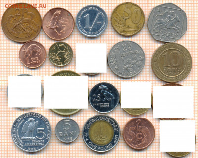 монеты разные 20 штук 2 от 5 руб. фикс цена - лист 2 001