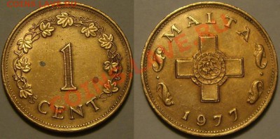 1 цент, Мальта, крест, 1977 г., до 31.10.11 - мальта крест.JPG