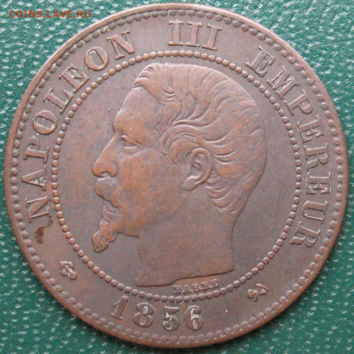 Франция 2 сантима 1856 B до 30.09.2021 - 2 сантима 1856 В_1