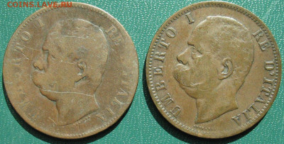Италия 2 монеты 10 чентезимо 1893 и 1894 BI  до 30.09.2021 - 10 чентезимо _1893-94_1.JPG