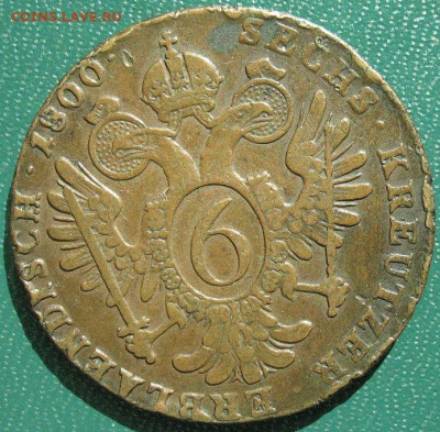 АВСТРИЯ 6 КРЕЙЦЕРОВ 1800 S до 30.09.2021 - 6 крейцеров 1800_1.JPG