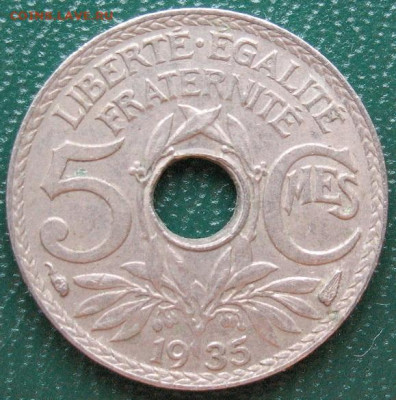 Франция 5 сантим 1935 до 30.09.2021 - 5 сантим 1935_1