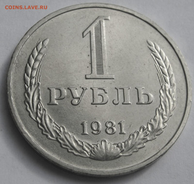 Рубль 1981 годовик. ОТЛИЧНЫЙ. Предпродажный. - 028.JPG