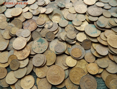 554 монеты ранних Советов 1924-1957, цена фикс - 554-7