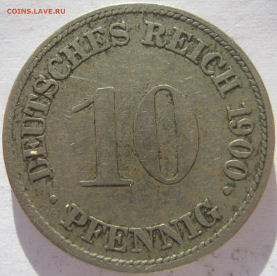 Германия Империя 10 пфеннигов 1900 D до 01.10. 22:00 - IMG_8222.JPG