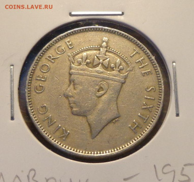 БРИТ. МАВРИКИЙ - 1 рупия 1951 холдер до 5.10, 22.00 - Маврикий 1 рупия_2.JPG