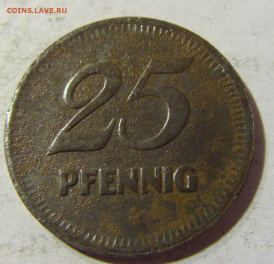 Нотгельд 25 пф 1919 Маннхайм №1 03.10.2021 22:00 МСК - CIMG6227.JPG
