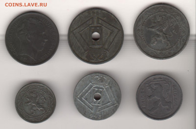 Бельгия 1916-1946 (6 шт.) - Бельгия