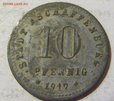 Нотгельд 10 пф 1917 Ашаффенбург №1 03.10.2021 22:00 МСК - CIMG6239.JPG