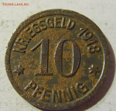 Нотгельд 10 пф 1918 Кобленц №2 03.10.2021 22:00 МСК - CIMG6251.JPG