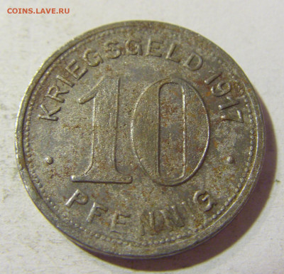 Нотгельд 10 пф 1917 Эльберфельд №1 03.10.2021 22:00 МСК - CIMG6255.JPG