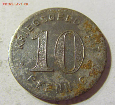 Нотгельд 10 пф 1917 Эльберфельд №2 03.10.2021 22:00 МСК - CIMG6259.JPG