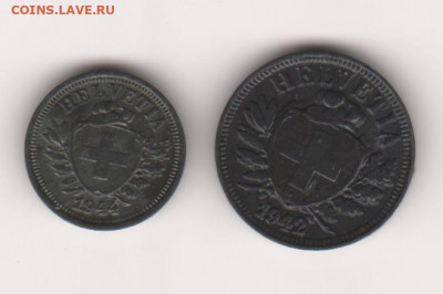 Швейцария 1942-44 (2 шт.) - Швейцария