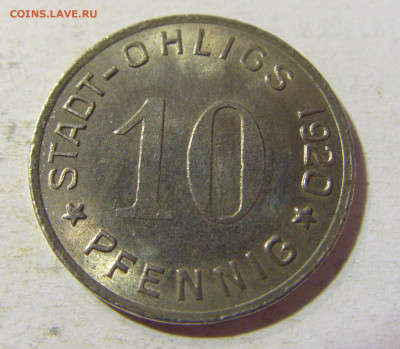 Нотгельд 10 пф 1920 Охлингс №1 03.10.2021 22:00 МСК - CIMG6306.JPG