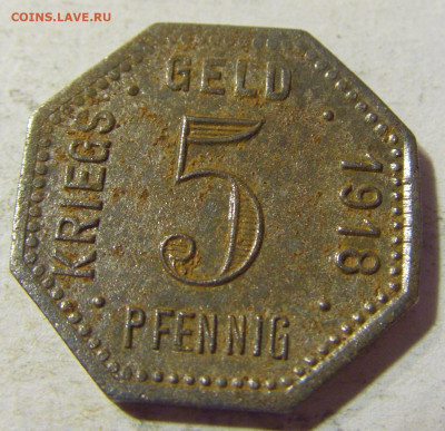 Нотгельд 5 пф 1918 Менген №2 03.10.2021 22:00 МСК - CIMG6318.JPG