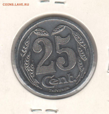 Франция - токен г.Эвре, 25 сантимов, 1921 - 25 evreux 1921a
