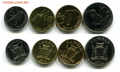 Замбия -  5,10,50 нгве, 1 квача 2012 до 05.10.22 в 22.00 мск - img370