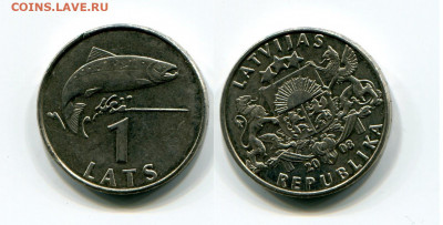 1 лат 2008 Рыба Латвия до 05.10.21 в 22.00 мск - img369