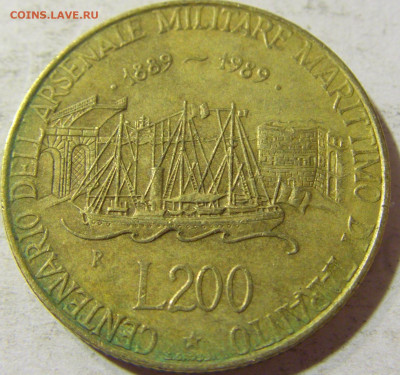 200 лир 1989 база Таранто Италия №1 03.10.2021 22:00 МСК - CIMG6450.JPG