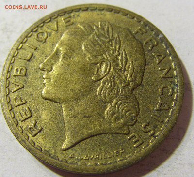 5 франков 1946 ал. бронза Франция №2 03.10.2021 22:00 М - CIMG6565.JPG