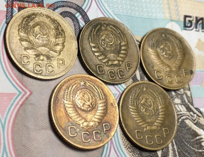 1 копейка 1936-54 5 шт. Домашние. до 01.10 в 22.00 - 64l0Tvdtii0