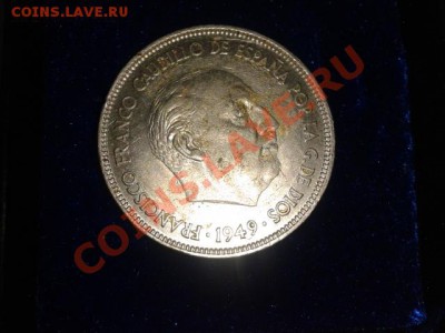 ИСПАНИЯ 5 песет 1949 до 30.10.11 в 22.30 - 2011-10-28 16.28.47