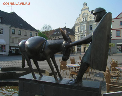 Нотгельды Германии. Обзорная тема. - Унна_Marktplatz_Eselsbrunnen_(smial)