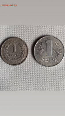 Лот две монеты 1 Марка 1977 год Гермамания. 1 Злотый 1992 го - IMG_20210925_150825_052