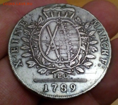 1 талер Саксония 1789г. - IMG-20210930-WA0004~2