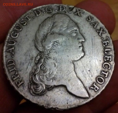1 талер Саксония 1789г. - IMG-20210930-WA0005~2